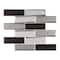Andova Tiles SAMPLE-Daazen Borealis 2 in. x 6 in. Glass Mosaic Wall Tile SAM-ANDDAA975 - alternate 6